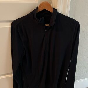 Men's Navy Vuori Quarter-Zip Pullover